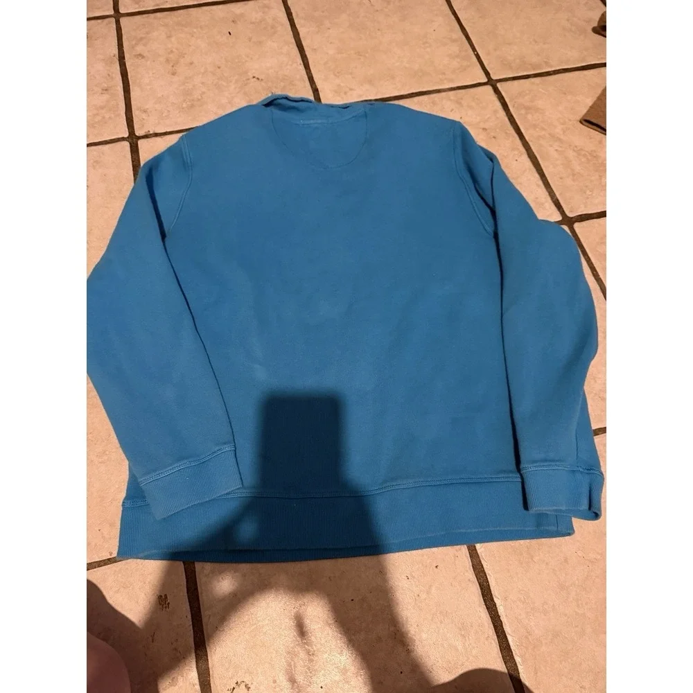 Tommy Bahama Rexax Men's Med Royal Blue Pullover 1/2 Zip Sweatshirt/Jkt